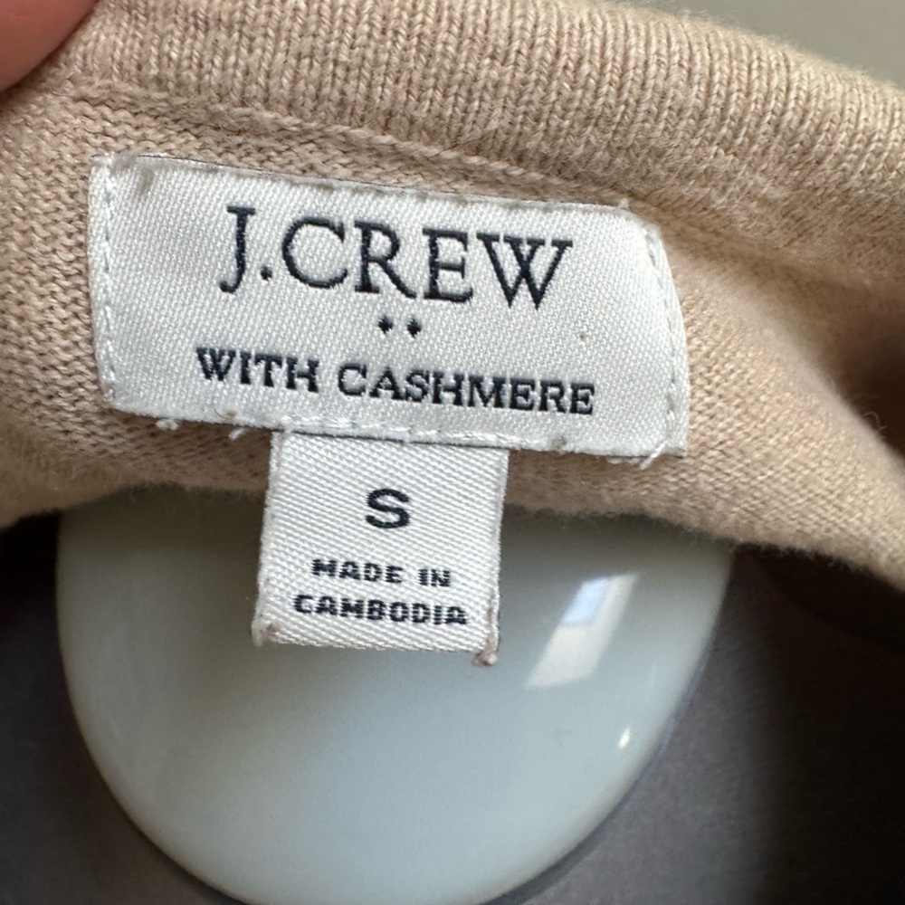 J. Crew Cotton-Cashmere Collared Sweater - Picture 3 of 6